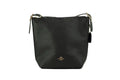 Coach (C2818) Val Black Pebbled Leather Duffle Shoulder Handbag Purse Bag