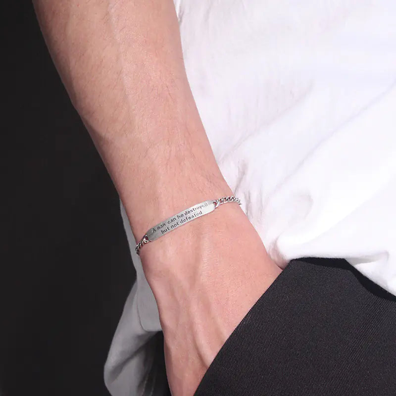 Pulsera Vintage de Plata Tailandesa para Hombres