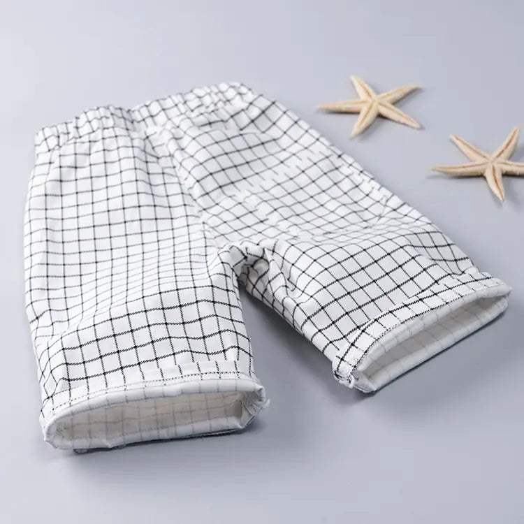 Pantalones Cortos a Cuadros para Niños, Pantalones Casuales de Verano para Niños
