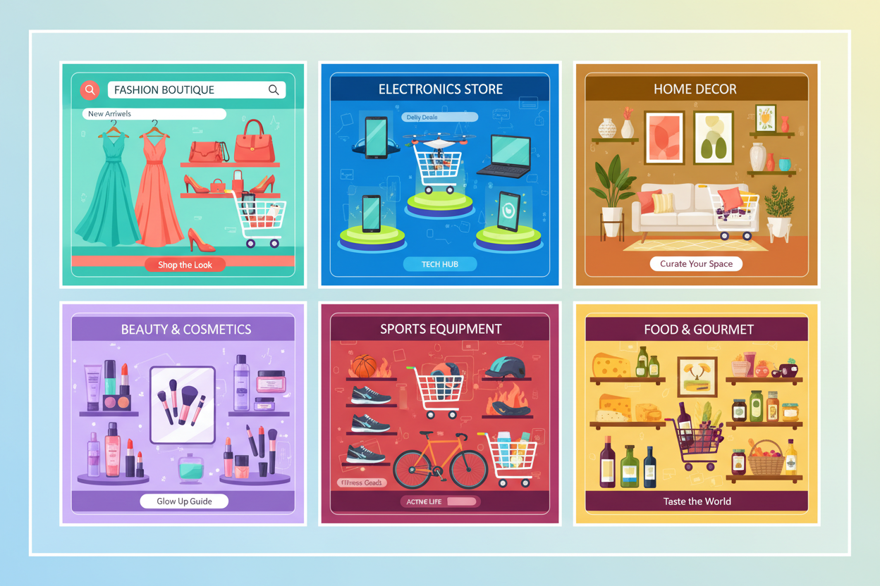 TIENDAS ONLINE DE DIFERENTE TIPOS DE COSAS